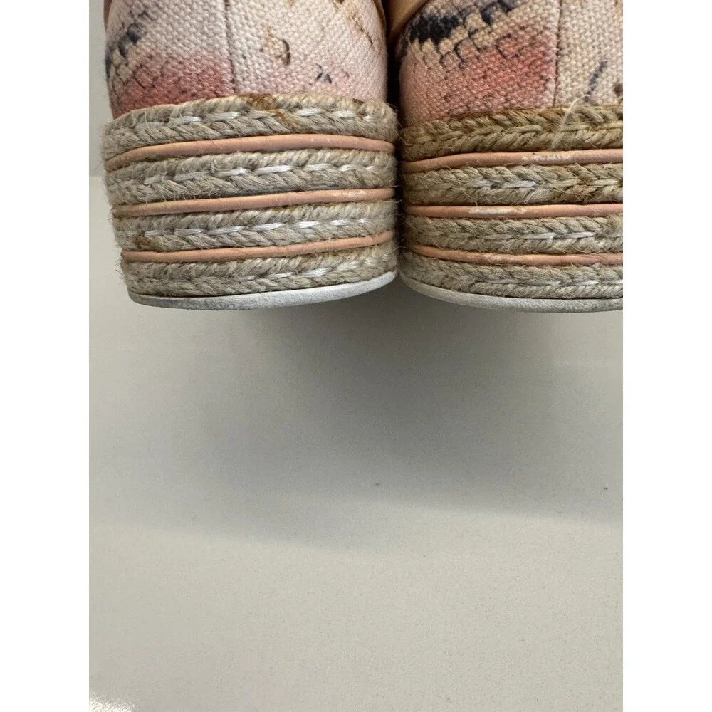 Call It Spring sneakers round Toe Platform light coral Sneaker SZ 8 -preowned-